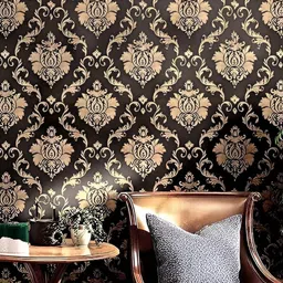 WOLPIN Brown & Beige Printed Self Adhesive Wall Sticker-picture-40