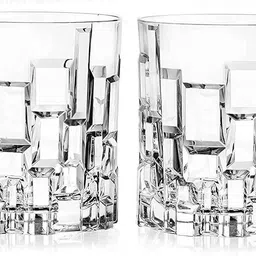 otak (Pack of 4) 101_Crystal Cut Whiskey Glasses,Bar Glass for Drinking Bourbon,Scotch,Cocktails Glass Set Water/Juice Glass-picture-18
