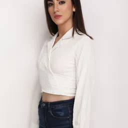 JAKANARY Crepe Crop Top image 2