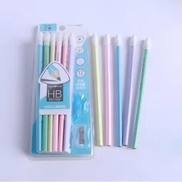 YK Pack of 2 Colorful Pencil Set Stationery image 3