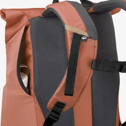 Quechua By Decathlon Hiking Backpack 16 L+4 NH500 Escape Rolltop - Terracota image 4