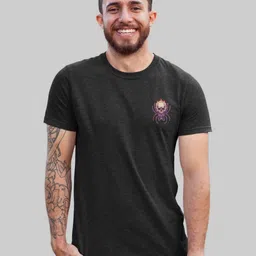 MORDEN MUSE Men Graphic Printed Round Neck Pure Cotton T-shirt-picture-16