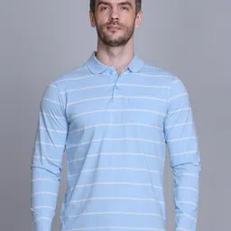 SANE ORIGINALS Striped Polo Collar T-shirt-picture-39