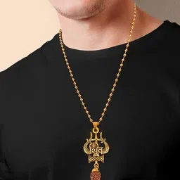 Utkarsh Gold-Plated Pendants with Chains image 5