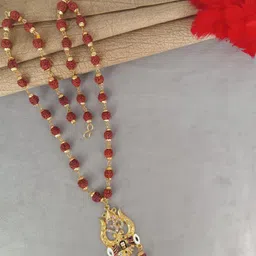 SHANKHRAJ MALL Gold-Plated Pendants with Chains-picture-40