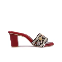 Anouk Textured Ethnic Comfort Sandals image 4
