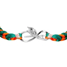 Kicky And Perky 925 Sterling Silver Krishna Leela Thread Rakhi image 2