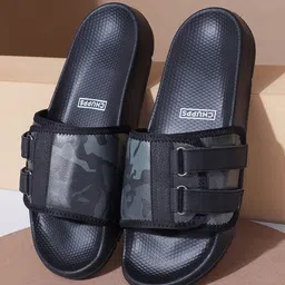 CHUPPS Men ErgoX Plus PU Printed Sliders-picture-19