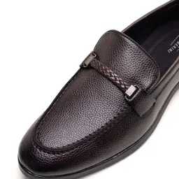 NICO NERINI Men Textured Loafers image 5