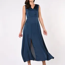 Iti Satin Maxi Dress-image-1