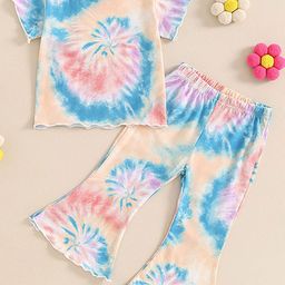 LULU & SKY Girls Dyed Pure Cotton Top With Trouser-picture-34