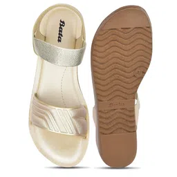 Bata Textured PU Wedge Sandals image 3