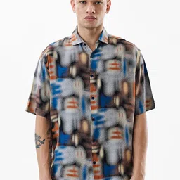 Snitch Men Printed Casual Shirt image 3