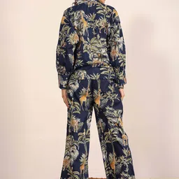 KAORI BY SHREYA AGARWAL Printed Cotton Shirt With Trousers Co-Ords image 5