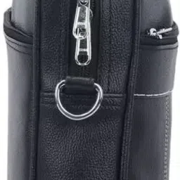 jairaj Men & Women Black Messenger Bag image 5