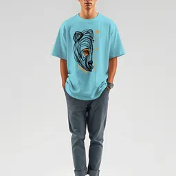 THE BEETEL HOUSE Printed Cotton Round Neck T-shirt image 4