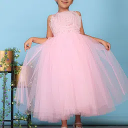 Toy Balloon kids Girls Fit & Flare Maxi Dress-picture-17