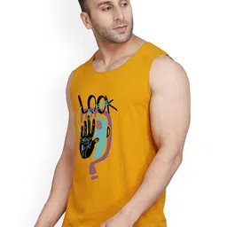 Slowloris Men Pack of 2 Printed Sleeveless Cotton Innervest image 2