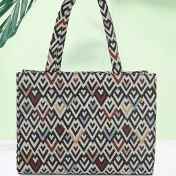 Abbana Women Textured Shopper Quilted Tote Bag-picture-38