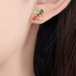 DZINETRENDZ Geometric Studs Earrings image 3