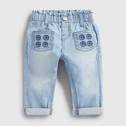 mothercare Girls Regular Fit Mid-Rise Heavy Fade Jeans-picture-17