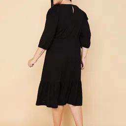 max Women Puff Sleeve Fit & Flare Midi Dress image 5