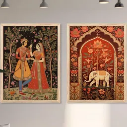 WALLLANE Brown Wood Wall Art-picture-12