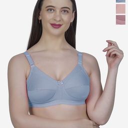 SHYAM SONS FLAIR Women Pack 3 Full Coverage Minimizer Bra-picture-3