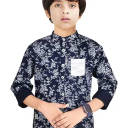 MADE IN THE SHADE Unisex Kids Floral Printed Casual Shirt-picture-28