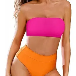X FASHION GALLRY Strapless Bikini Set-picture-41