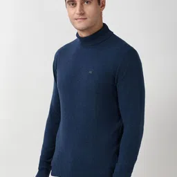 peter england casuals Peter England Turtle Neck Woollen Pullover image 2
