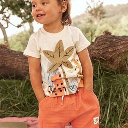INCLUD Boys Printed Round Neck T-Shirt With Shorts-picture-9