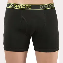 Sporto by Macho Pack Of 3 Short Trunks Sprto_M1030-B(1)-CH(1)-Olv(1)-S image 2