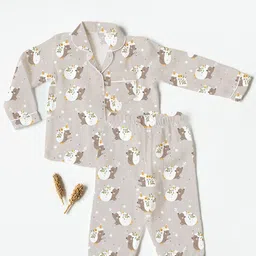 cocoon care Unisex Kids Printed Night suit-picture-14