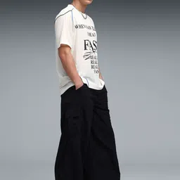 Puma Nine To Five Cordura Unisex Oversized Fit Mid Rise Pants image 4