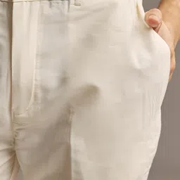 KALKI Fashion Men Floral Printed Regular Kurta with Trousers image 4