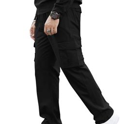 BAESD Men Relaxed High-Rise Cargos Trousers-picture-44