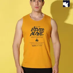 WOOSTRO Men Pack of 2 Typography Printed Round Neck Cotton Slim Fit Sports T-shirts-picture-15