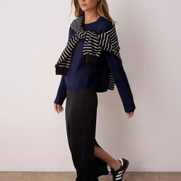 Trendyol Women Round Neck Long Sleeves Pullover-picture-37