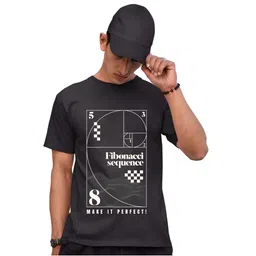 TeeSlix Unisex Black Tshirts image 4