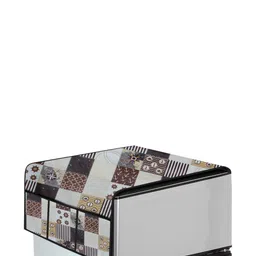 The Furnishing Tree Grey Printed Refrigerator Cover image 5