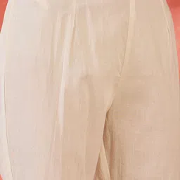 Sangria Women Printed Pure Cotton Straight Kurta With Trouser & Dupatta image 3