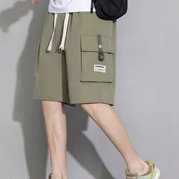 KPOP Men Typography Printed Shorts-picture-26