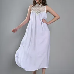 Iti Women Round Neck A-Line Dress-picture-29