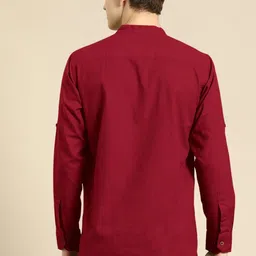 ZELINCO Men Thread Work Kurta image 2