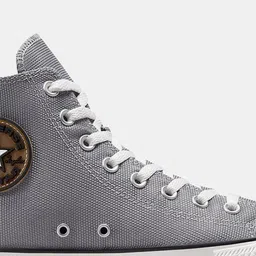 Converse Unisex Chuck Taylor All Star Lift Platform Crinkled Leather Mid Top Sneaker image 5