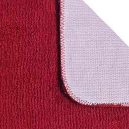 CROWN MATTINGS Red 1400 GSM Microfibre Bath Rugs image 2