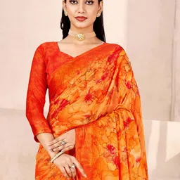 Mitera Poly Chiffon Bagru Saree-picture-20