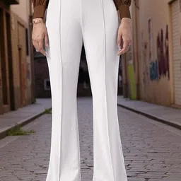 SQew Women Original Bootcut High-Rise Trousers-picture-36
