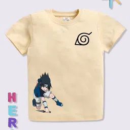 YK X Minute Mirth Boys Cotton Naruto Printed T-shirt-picture-39